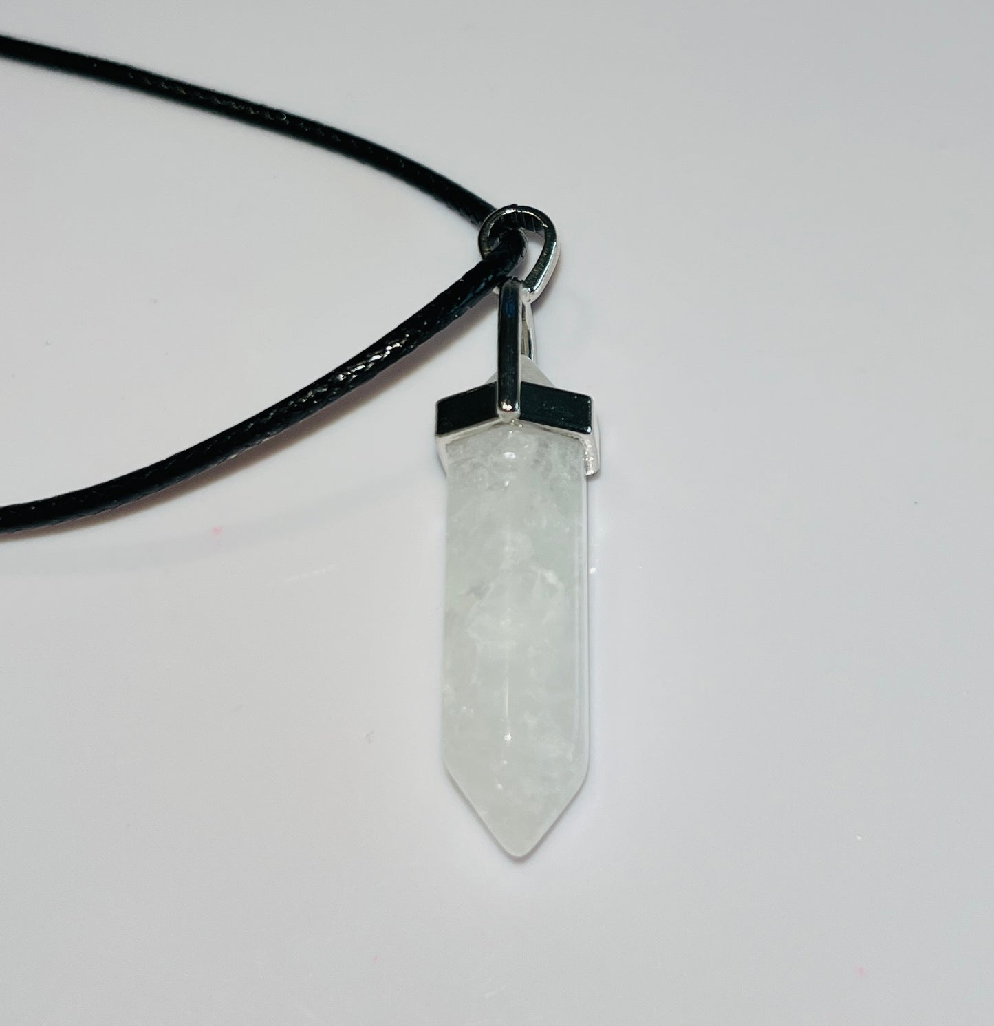 Natural Stone Hexagonal Pendulum Pendant