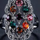 Boho Moroccan Crystal Ring