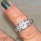 Round CZ Cluster Ring