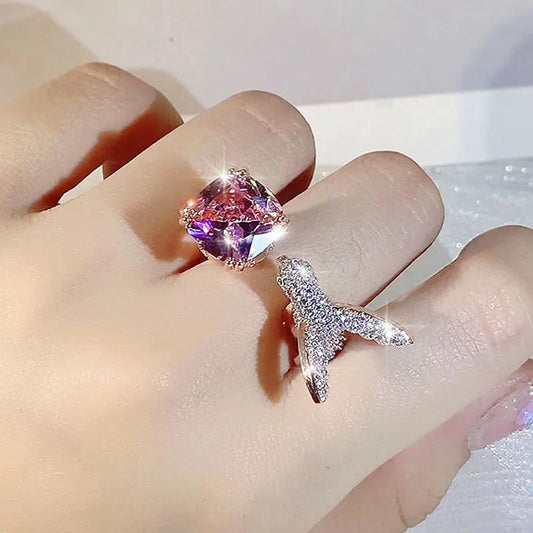 Hummingbird CZ Ring