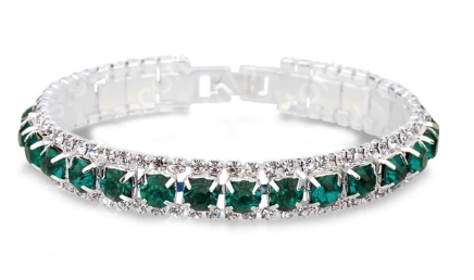 925 Silver AAA Austrian Crystal Bracelet