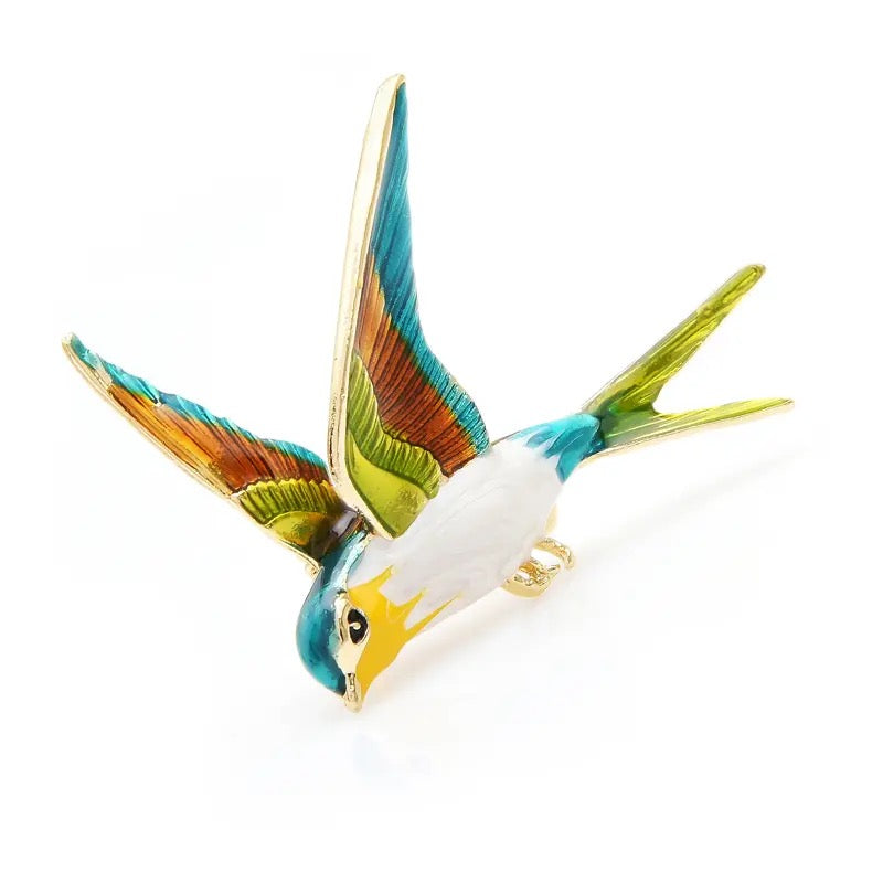 Swallow Brooch