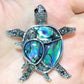 Abalone Shell “Turtle Love” Brooch & Pendant