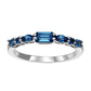 Sweet 925 Silver Blue CZ Ring