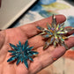Snowflake Brooches