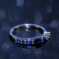 Sweet 925 Silver Blue CZ Ring