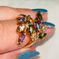 Summer Leaves Cubic Zirconia Ring