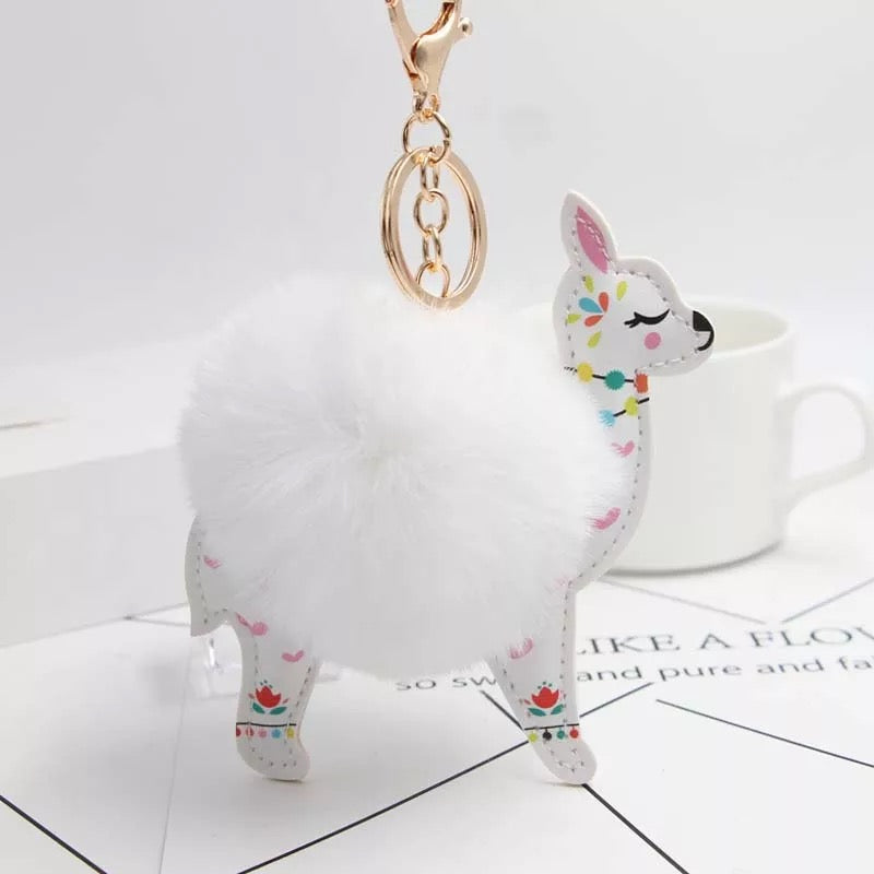 Cute Alpaca Key Ring