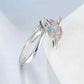 Crystal Dolphin Ring