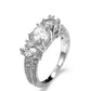 3-Stone CZ Anniversary Ring