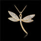 Dragonfly Cubic Zirconia Pendant