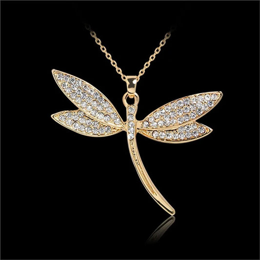 Dragonfly Cubic Zirconia Pendant