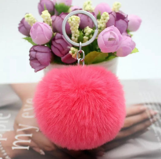 Pom-Pom Key Ring