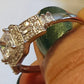 Vintage Square Cut Bling Ring