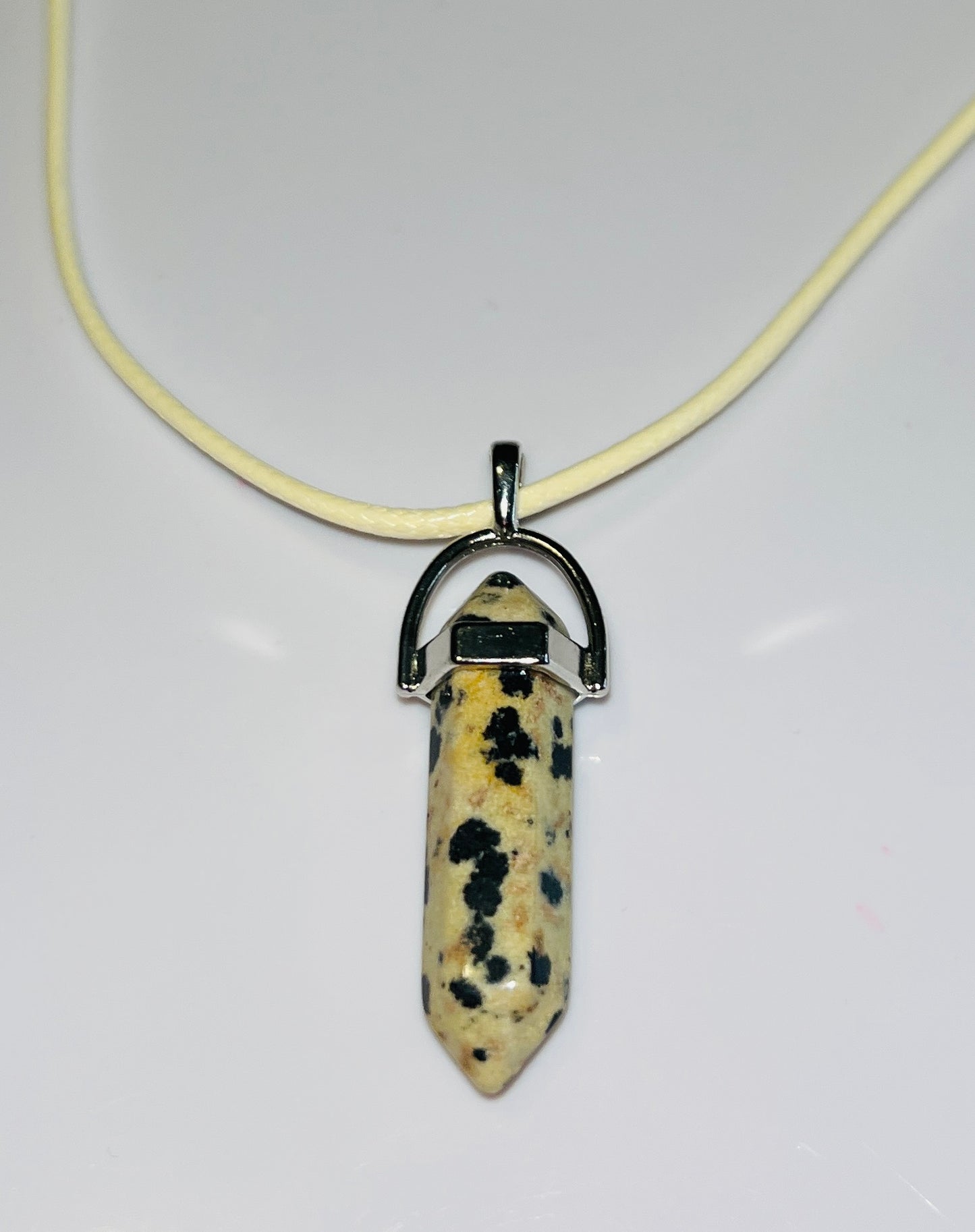 Natural Stone Hexagonal Pendulum Pendant