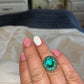 Green Crystal Heirloom Ring