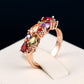 Mona Lisa Multi-Colour Zircon Ring