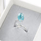 Blue Crystal Mermaid Bubble Ring