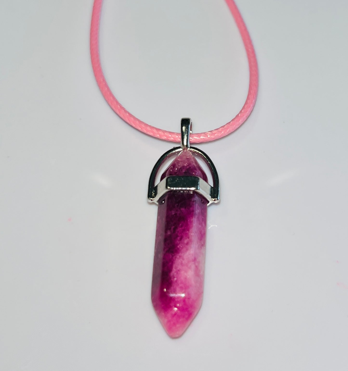 Natural Stone Hexagonal Pendulum Pendant