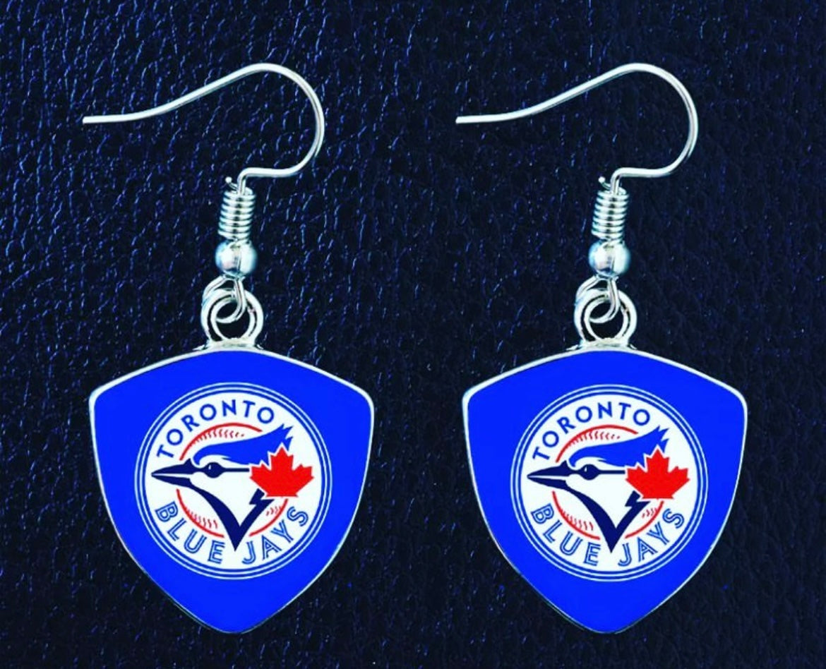 "At The Plate" Toronto Blue Jays Earrings