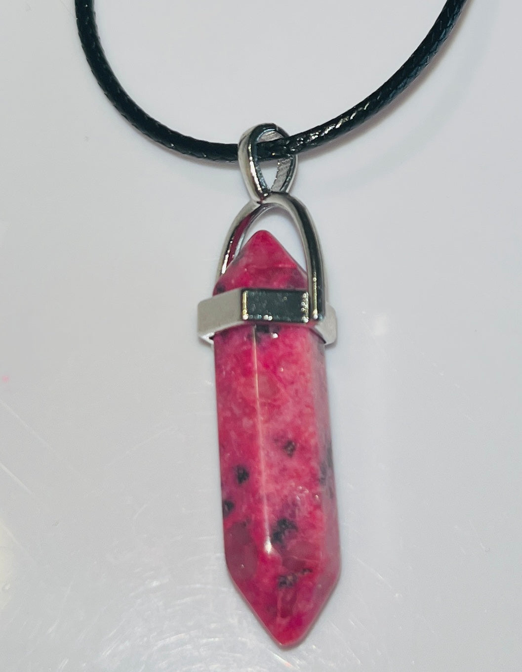 Natural Stone Hexagonal Pendulum Pendant