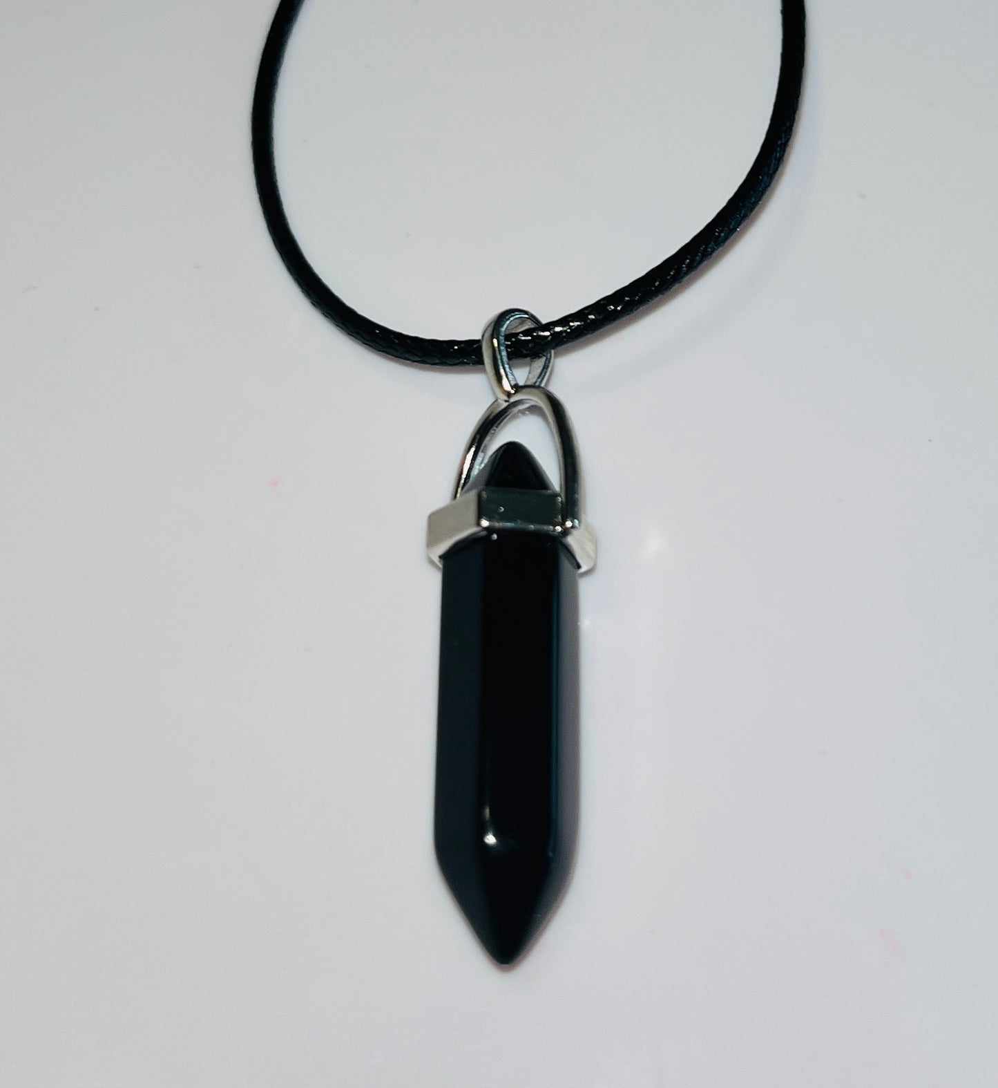 Natural Stone Hexagonal Pendulum Pendant