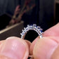 Sweet 925 Silver Blue CZ Ring