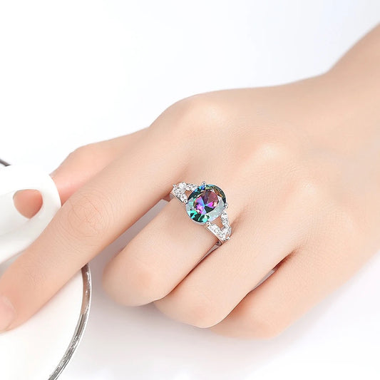 Mystic Topaz CZ Ring