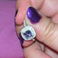 Purple Double Tier CZ Ring