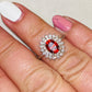 Fabulous Ruby Red CZ Ring