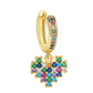 Colourful Cubic Zirconia Drop Earrings