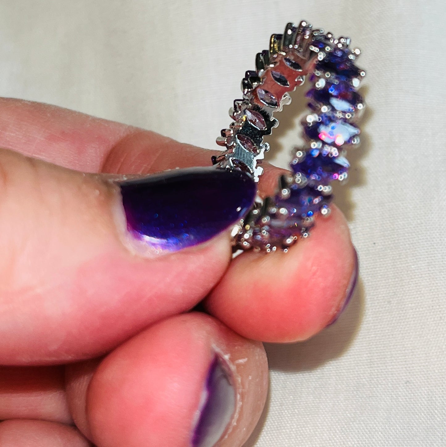 Amethyst Eternity Ring