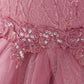 Toddler’s Spring Party Dress with Bunny Headband