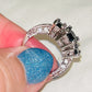 Cubic Zirconia 3-Stone Ring