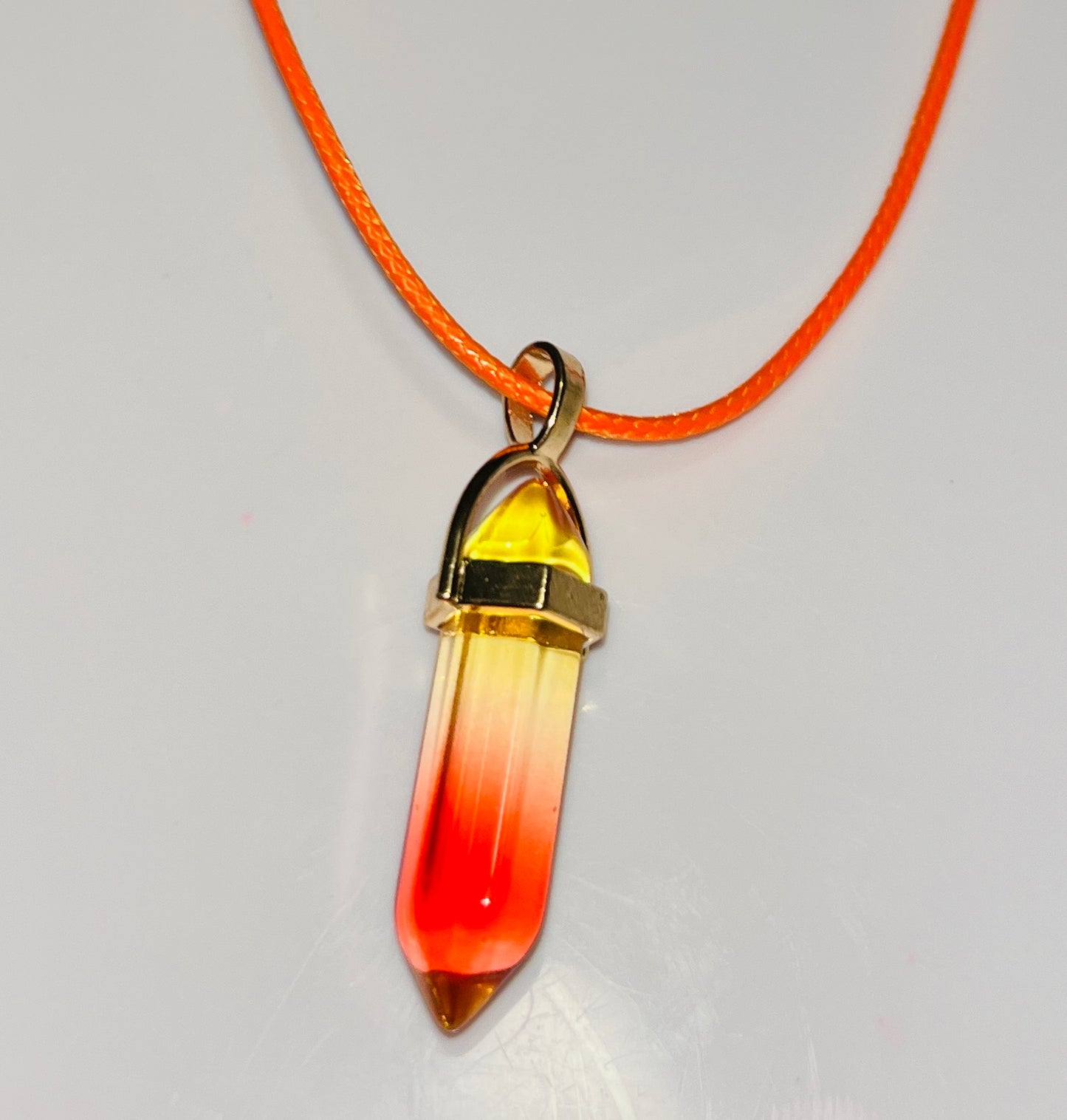 Natural Crystal Hexagonal Pendulum Pendant