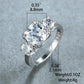 Luxury Zircon Crystal Engagement Ring