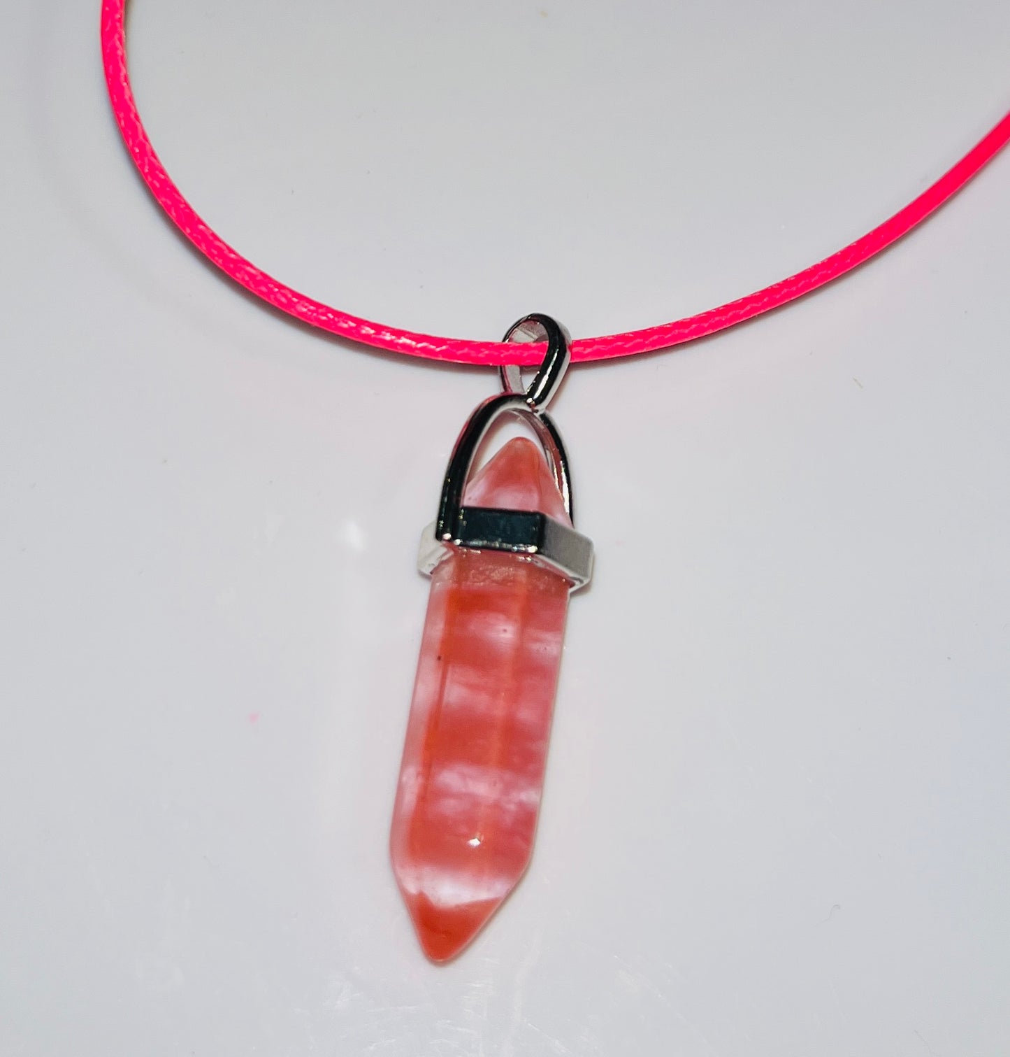 Natural Crystal Hexagonal Pendulum Pendant