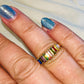 Rainbow CZ Arch Ring