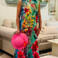 "Cascading Bouquets" 3D Botanical Dress