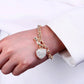 AAA Cubic Zirconia Crystal Heart Charm Bracelet