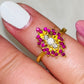 Pink & White Dainty Ring