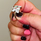 Frosted Poinsettia Ring