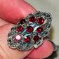 Boho Moroccan Crystal Ring