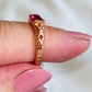 “In the Pink” Rose Gold Filagree Ring