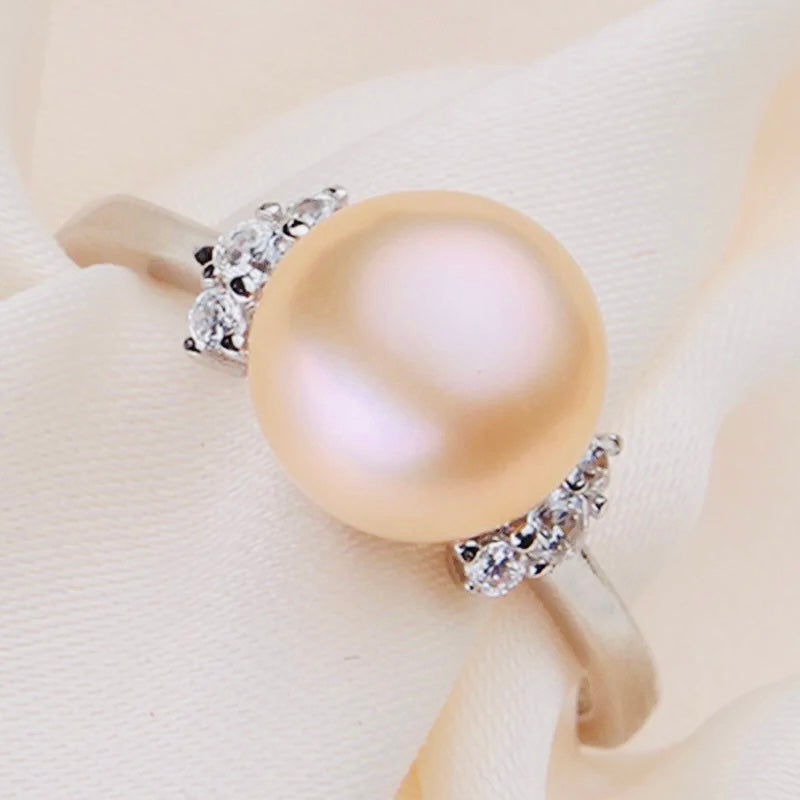 Imitation Pearl AAA Zircon Ring