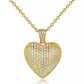 Luxury Cubic Zirconia Heart Pendant