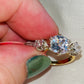 3 Stone CZ Bling Ring