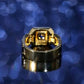 Creative Men’s Watch-Look 2-Tone Ring