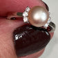 Imitation Pearl AAA Zircon Ring