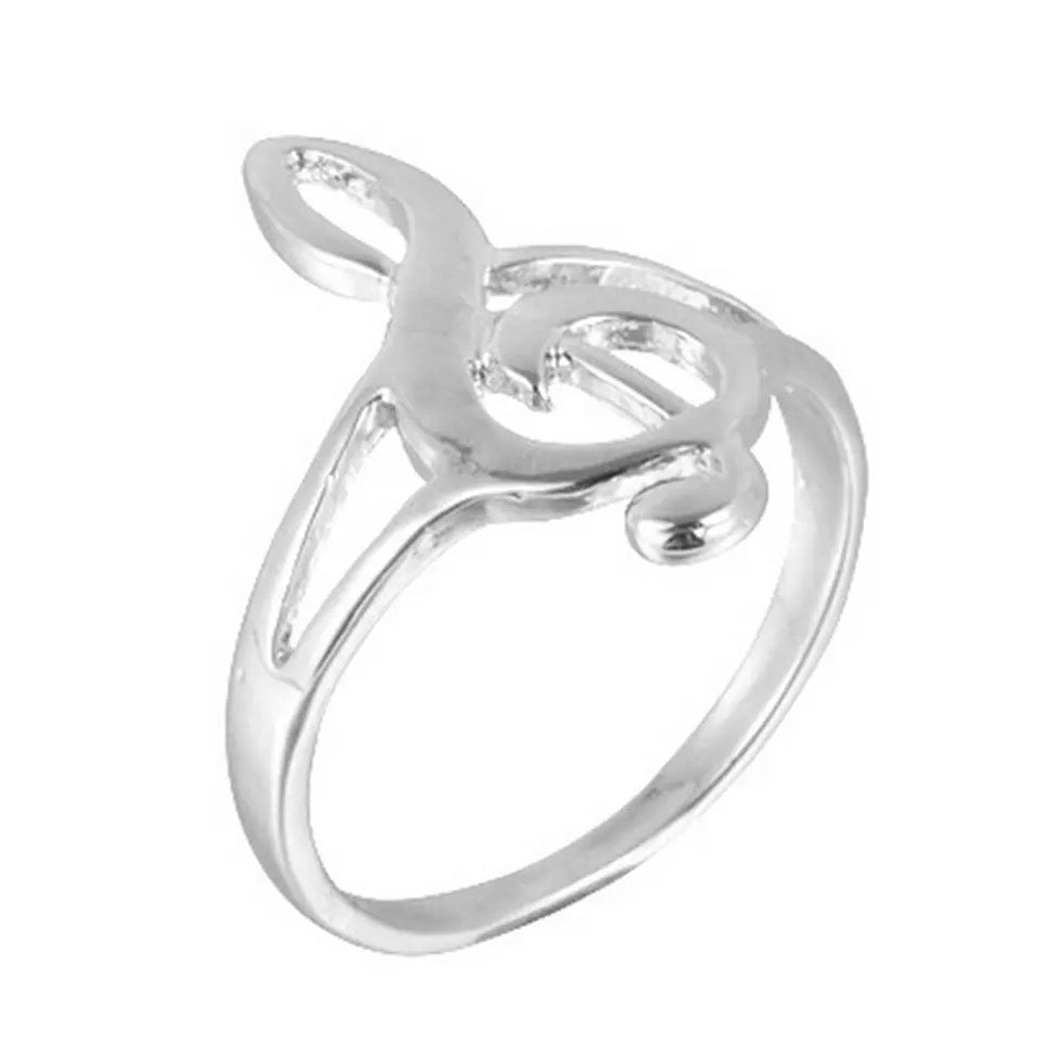 Treble Clef Ring